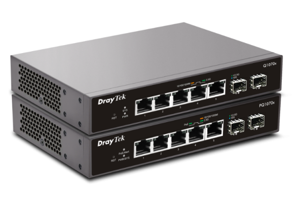 Novinka: VigorSwitch Q1070x a PQ1070x